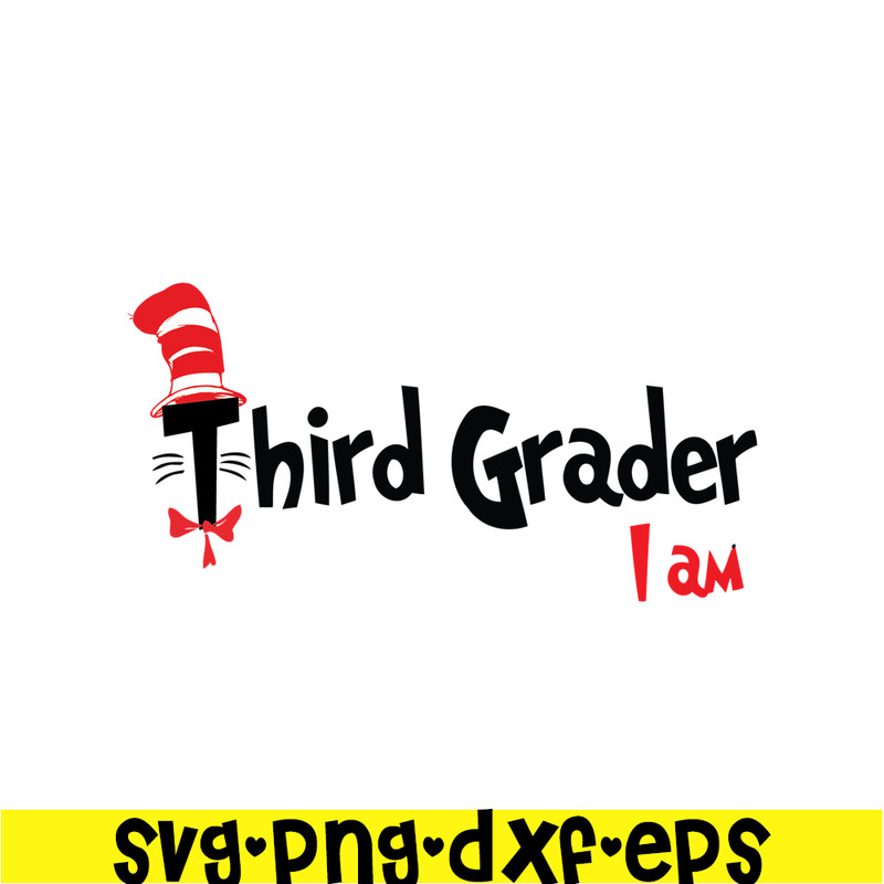 DS105122398-Third Grader SVG, Dr Seuss SVG, Dr Seuss Quotes SVG DS105122398.png