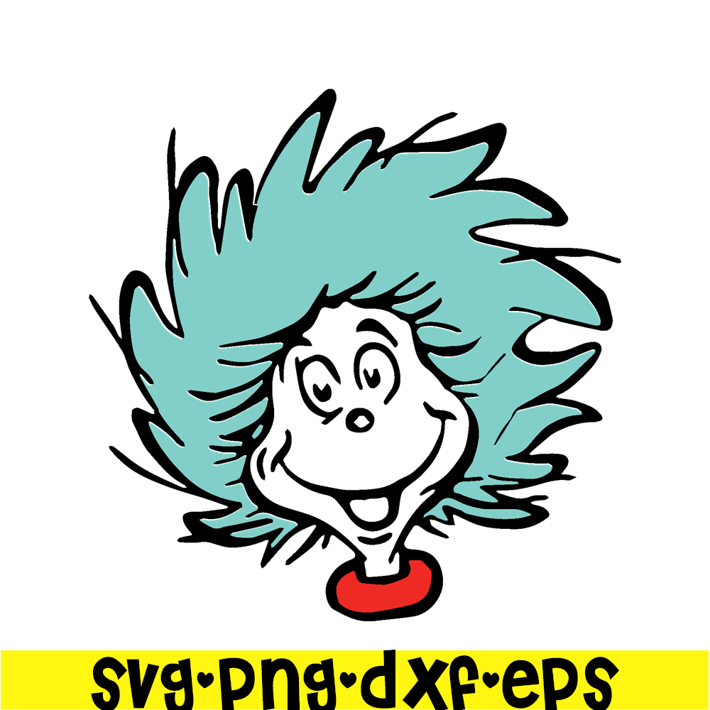 DS205122349-Thing 1 Smiling Face SVG, Dr Seuss SVG, Cat In The Hat SVG DS205122349.png