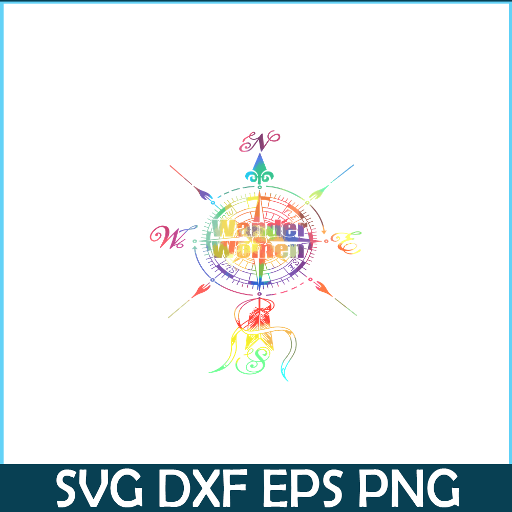 CAMP07112385-Wander Women PNG Camping PNG Compass On A American Flag Background PNG.png