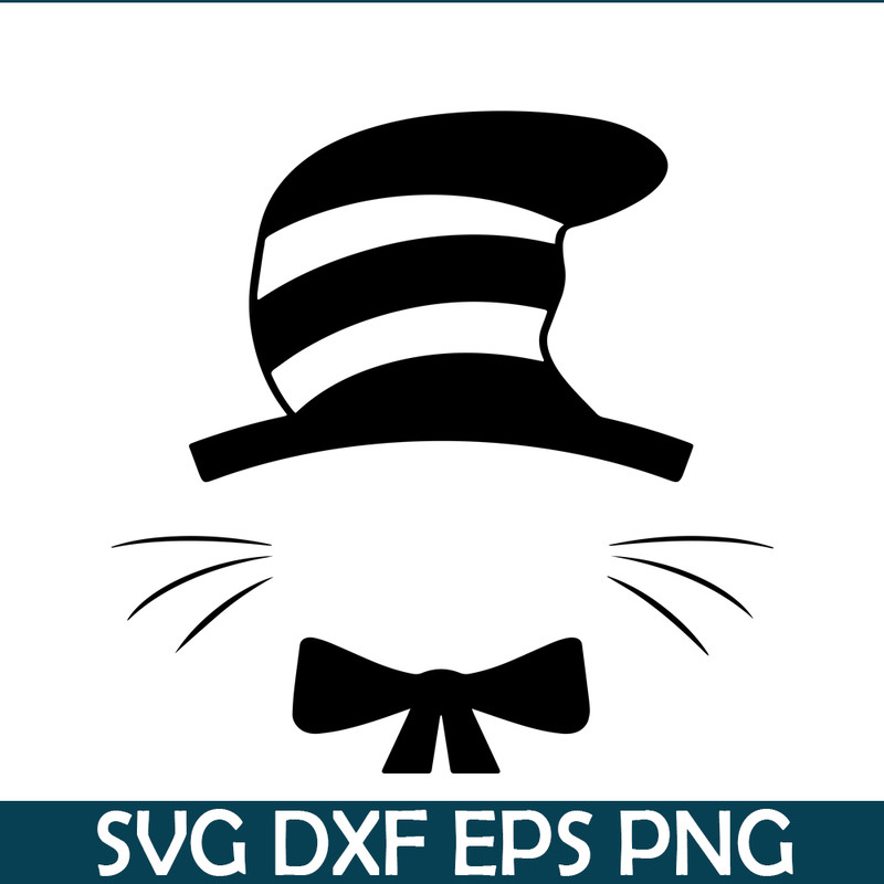 DS105122308-Black Cat With Hat Monogram SVG, Dr Seuss SVG, Cat in the Hat SVG DS105122308.png