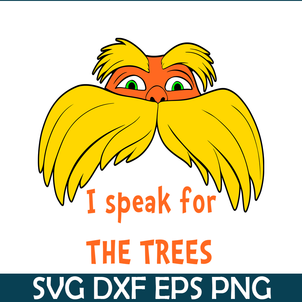 DS105122311-I speak for tree SVG, Dr Seuss SVG, Dr. Seuss' the Lorax SVG DS105122311.png