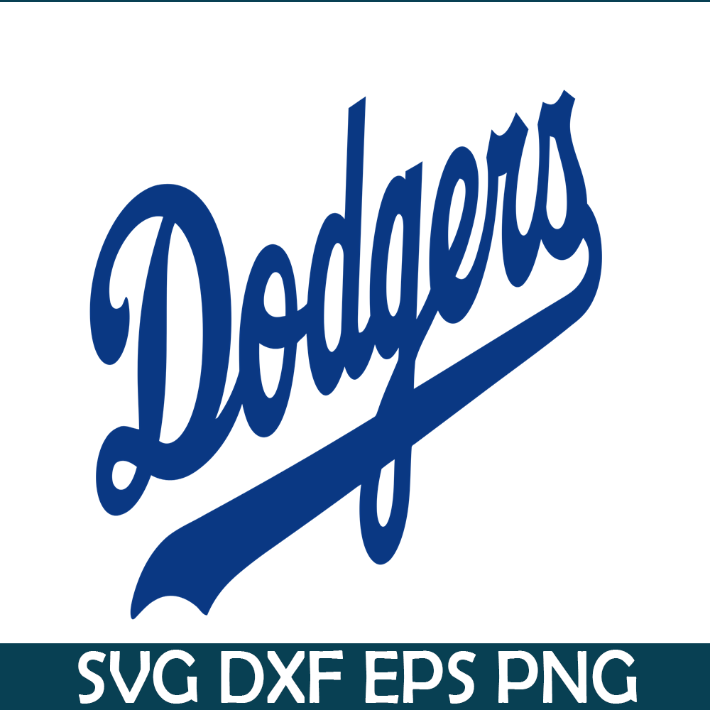 MLB011223117-Dodgers Blue Text SVG, Major League Baseball SVG, MLB Lovers SVG MLB011223117.png