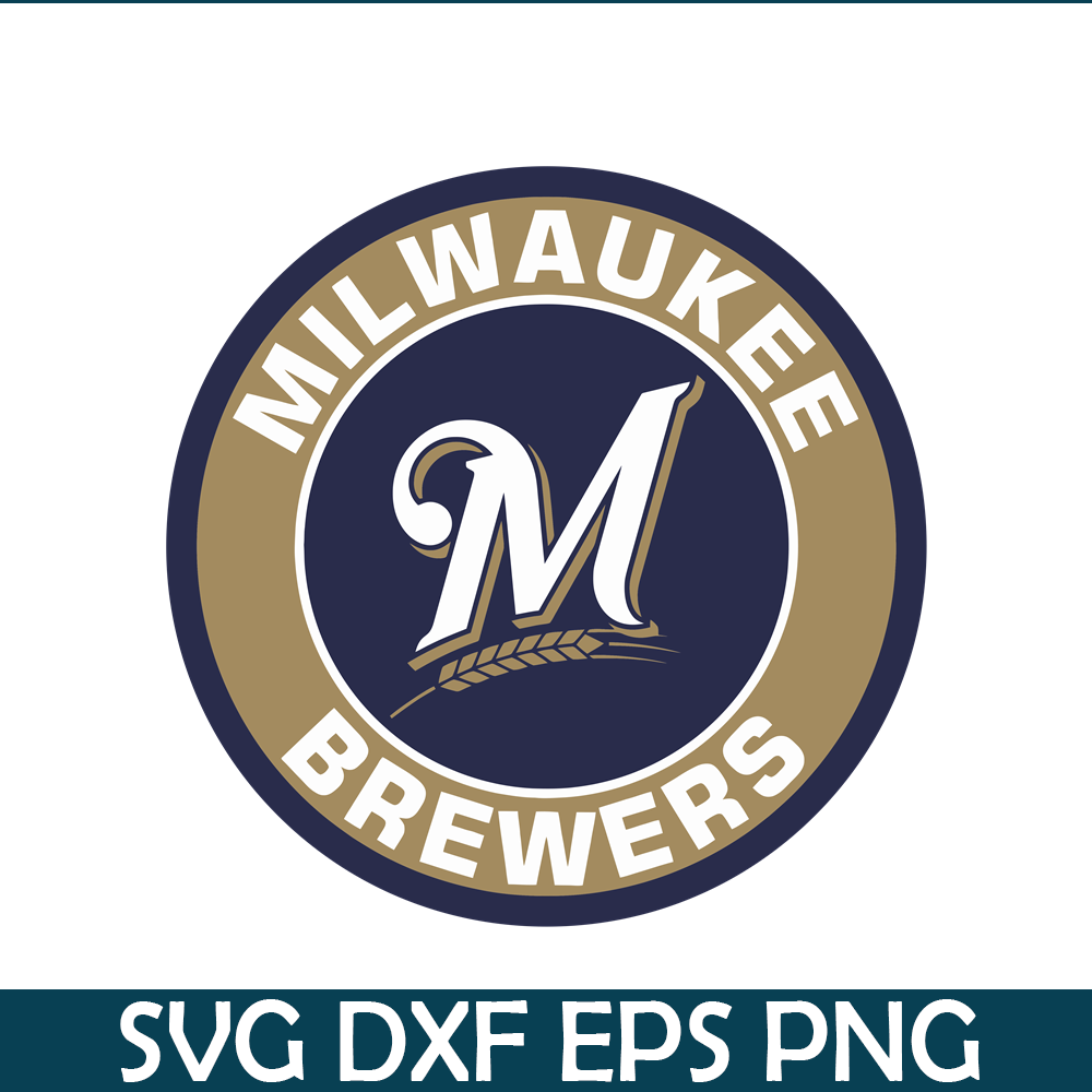 MLB011223151-Milwaukee Brewers Simple Logo SVG, Major League Baseball SVG, MLB Lovers SVG MLB011223151.png