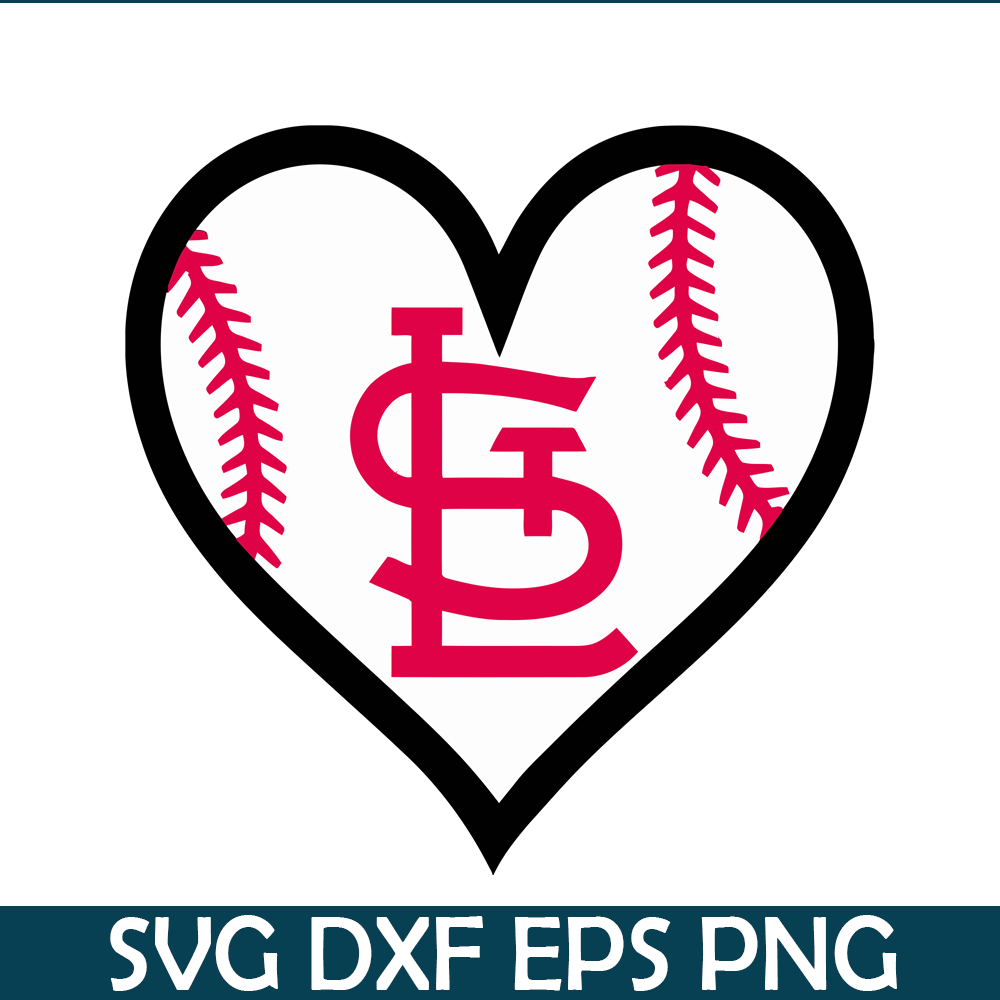 MLB2041223109-St. Louis Cardinals The Heart SVG, Major League Baseball SVG, Baseball SVG MLB2041223109.png