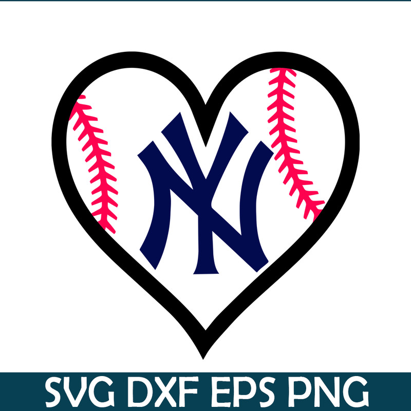 MLB204122337-NY Yankees The Heart SVG, Major League Baseball SVG, Baseball SVG MLB204122337.png