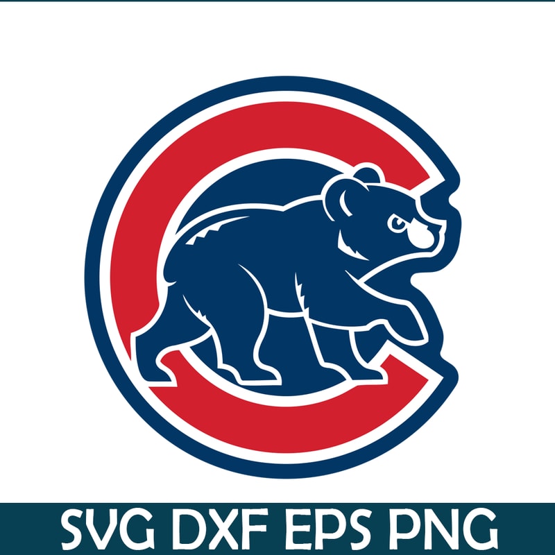 MLB30112368-The Cubs And Bear SVG PNG DXF EPS AI, Major League Baseball SVG, MLB Lovers SVG MLB30112368.png