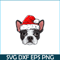 PNG141023104-Boston Terrier Christmas Dog Santa Hat Xmas Boys Kids Girls T-Shirt Png.png
