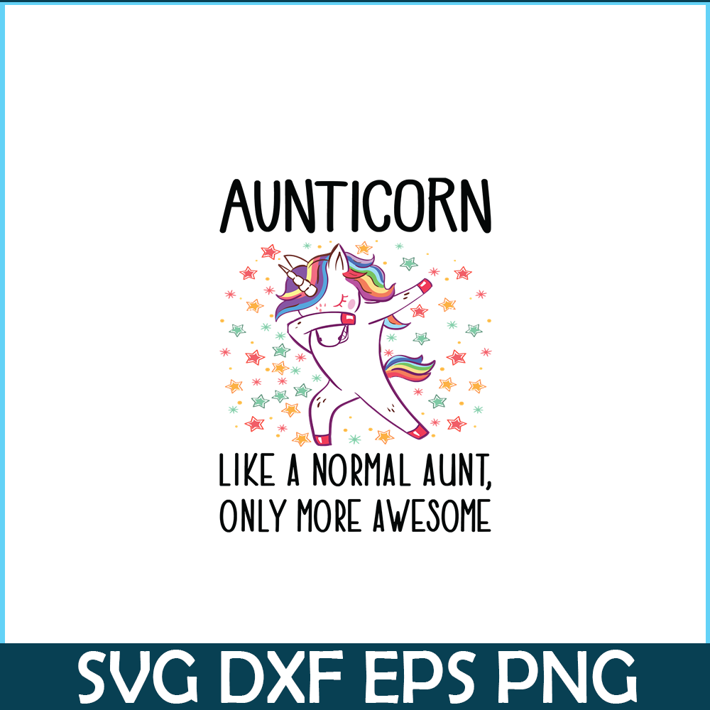 PNG14102346-Aunticorn Like An Aunt Only Awesome Dabbing Unicorn Premium Scoop T-Shirt Png.png