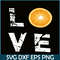 VLT21102324-Orange Love PNG, Retro Valentine PNG, Valentine Holidays PNG.png