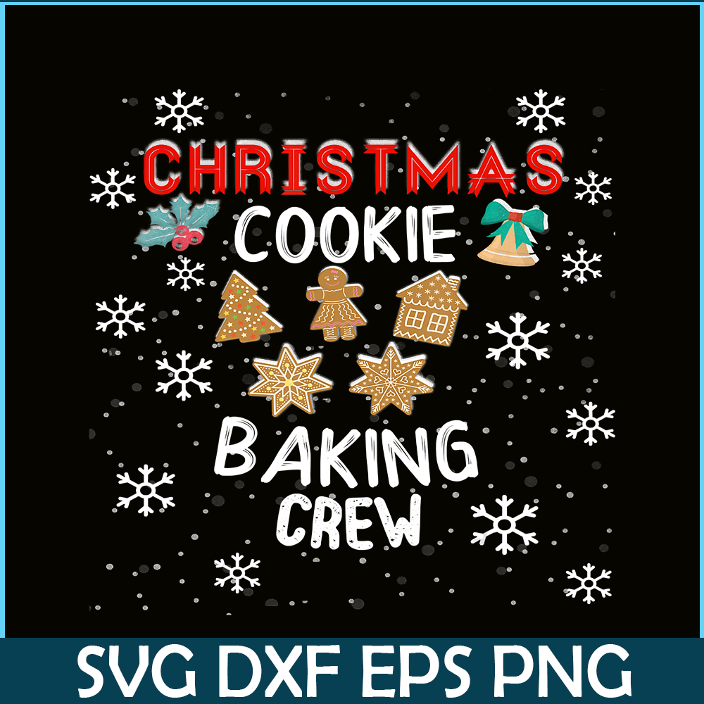 PNG141023145-Christmas Cookie Baking Crew Xmas Cookie Exchange Santa T-Shirt Png.png