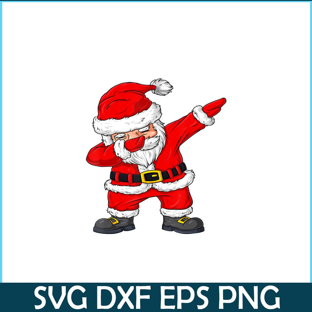 PNG141023150-Christmas Dabbing Santa Claus Boys Girls Kids Xmas Dab Gift T-Shirt Png.png
