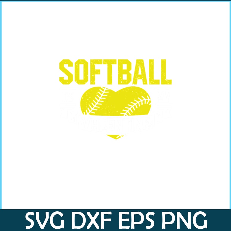 VLT19102302-Softball Is My Valentine PNG, Cute Valentine PNG, Valentine Holidays PNG.png