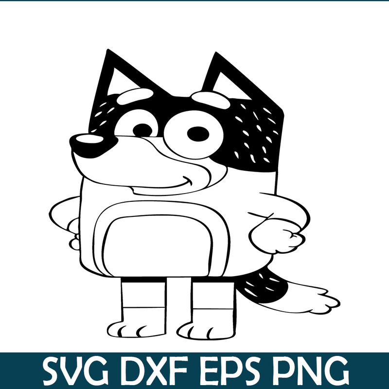 BL22112322-Bluey Black And White SVG PNG DXF EPS Bluey SVG Bluey Movie SVG.png