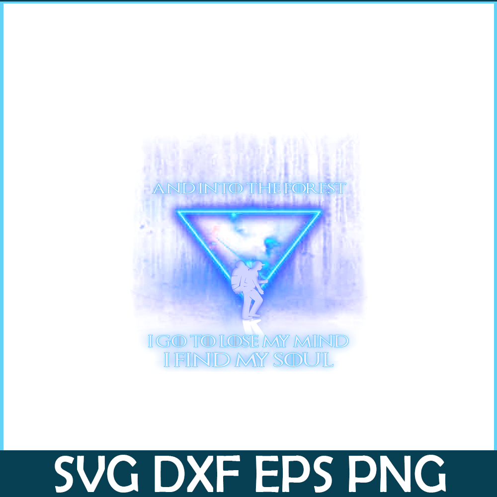 CAMP07112306-AND INTO THE FOREST PNG Neon Triangle PNG Camping Lover PNg.png
