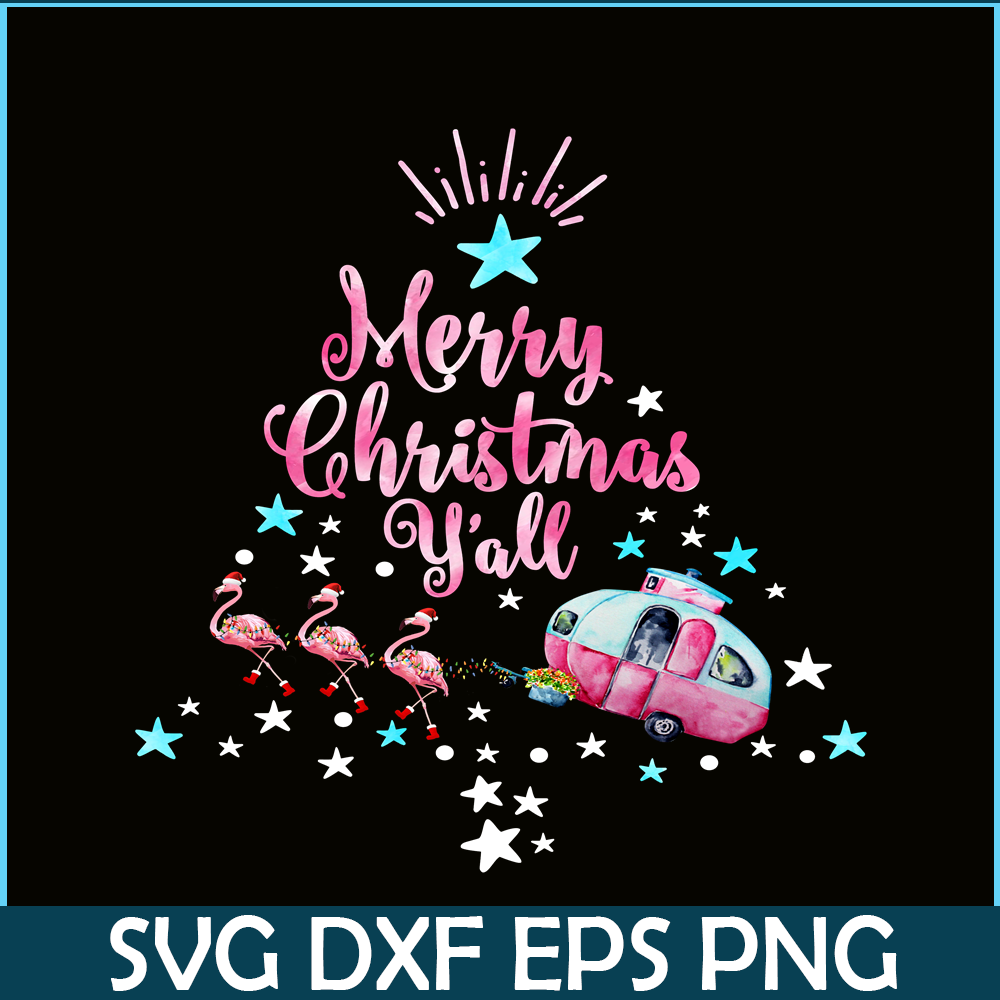 CAMP07112375-Merry Christmas Y'all PNG Watercolor Crane Rickshaw PNG Camper Christmas Tree PNG.png