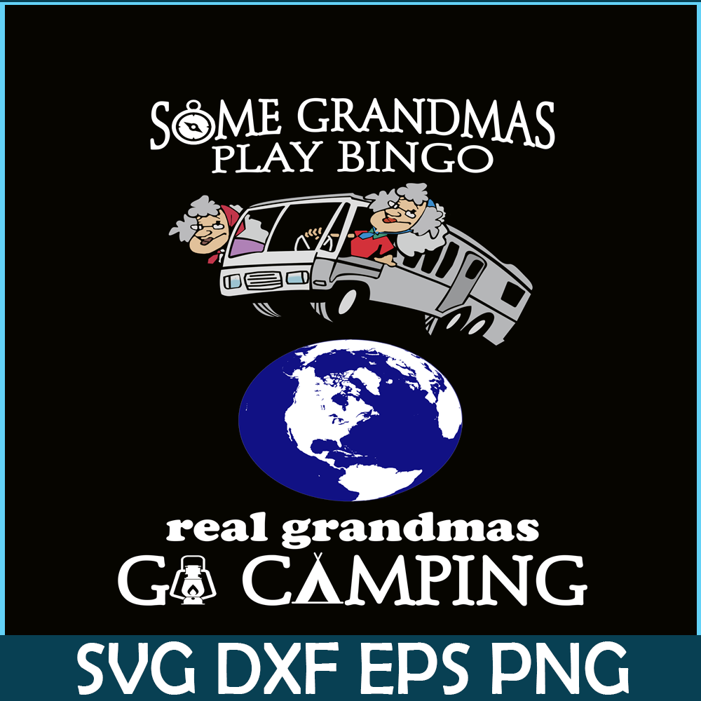 CAMP07112383-Some Grandmas Play Bingo PNG Camping PNG Picture Of 2 Old Women Traveling Around The World PNG.png