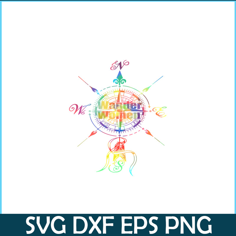 CAMP07112385-Wander Women PNG Camping PNG Compass On A American Flag Background PNG.png