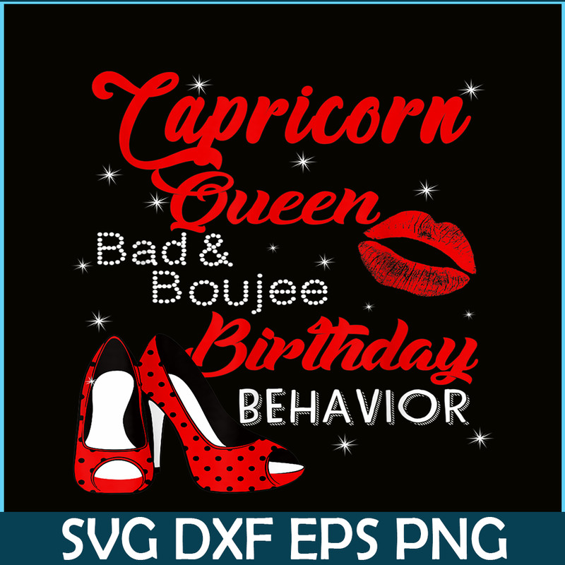 CPB28102324-Capricorn Queen PNG Bad Scorpio PNG Capricorn Birthday Behavior PNG.png