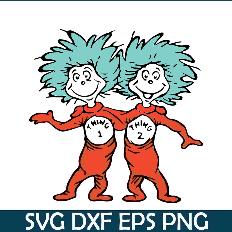 DS205122348-Thing 1 Thing 2 Smiling SVG, Dr Seuss SVG, Cat In The Hat SVG DS205122348.png