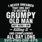 FN000444-I never dreamed that one day I'd become a grumpy old man but here I am killing it and complaining all day long svg, png, dxf, eps file FN000444.jpg