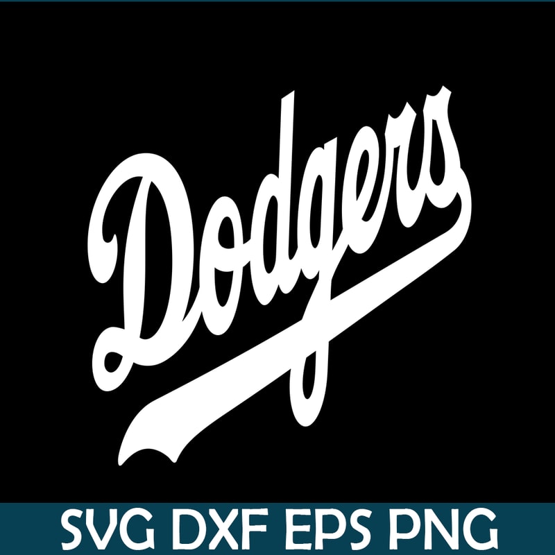 MLB011223120-LA Dodgers White Text SVG, Major League Baseball SVG, MLB Lovers SVG MLB011223120.png