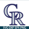 MLB01122343-Colorado Rockies Simple Logo SVG PNG DXF EPS AI, Major League Baseball SVG, MLB Lovers SVG MLB01122343.png