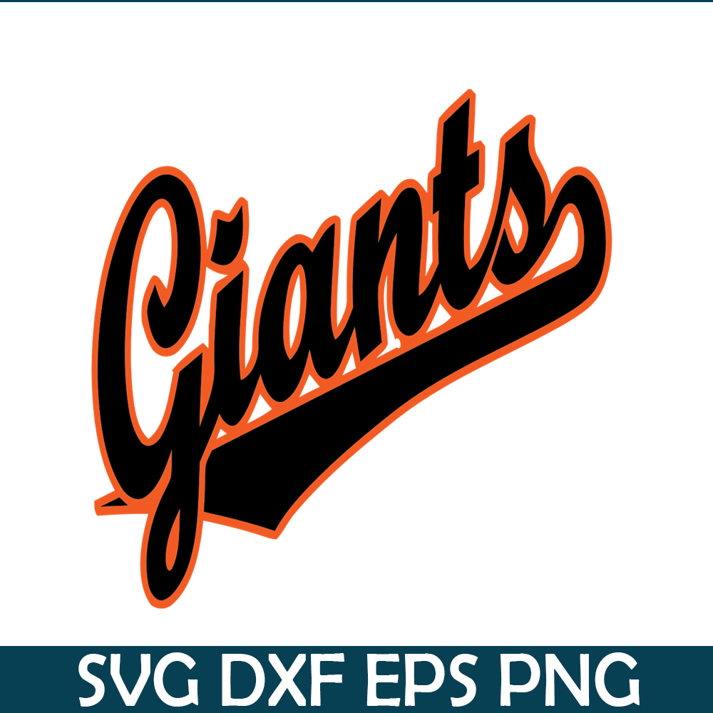 MLB204122387-Giants The Text SVG, Major League Baseball SVG, Baseball SVG MLB204122387.png