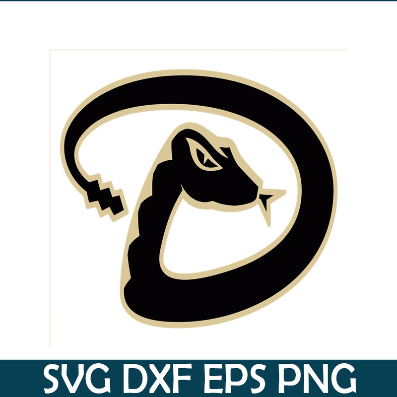 MLB30112307-Arizona D-Backs Snake SVG PNG DXF EPS AI, Major League Baseball SVG, MLB Lovers SVG MLB30112307.png