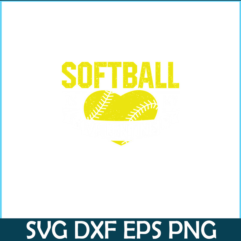 VLT19102302-Softball Is My Valentine PNG, Cute Valentine PNG, Valentine Holidays PNG.png