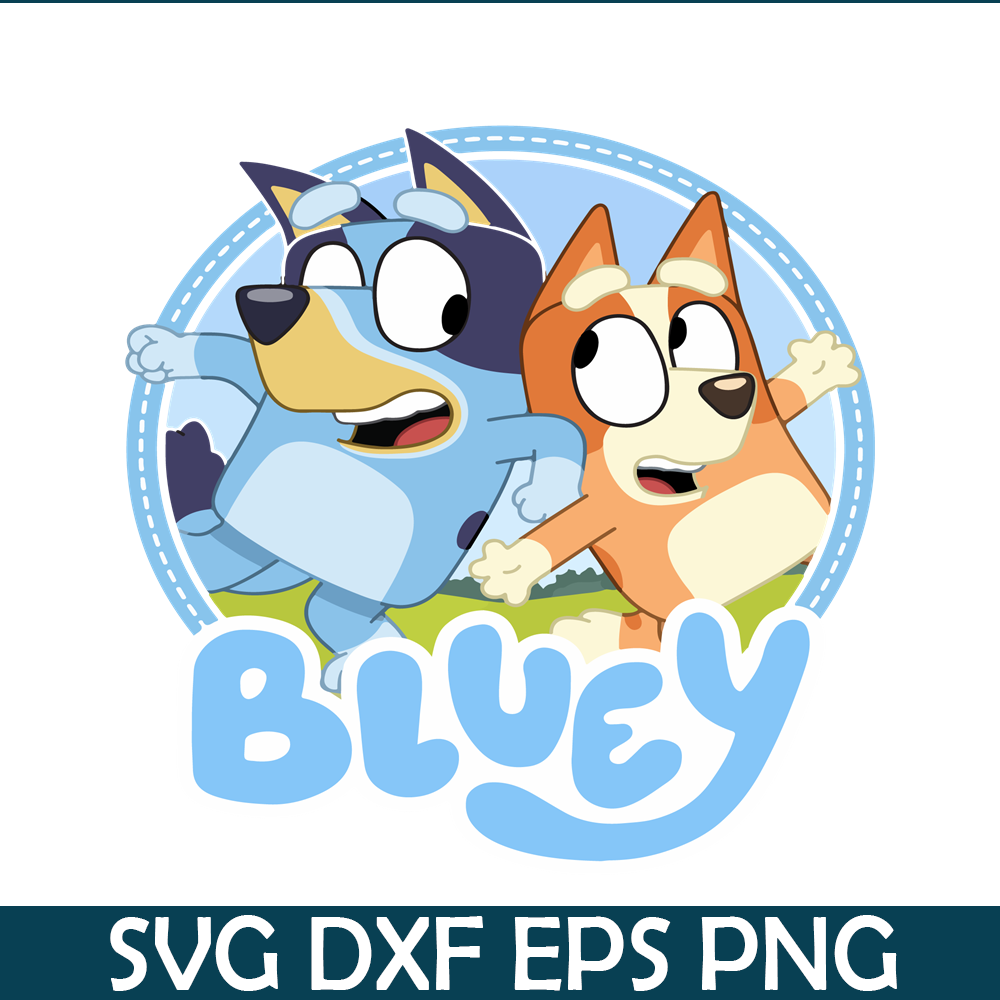 BL22112330-Bluey Siblings SVG PDF PNG Bluey Family SVG Bandit And Chilli SVG.png