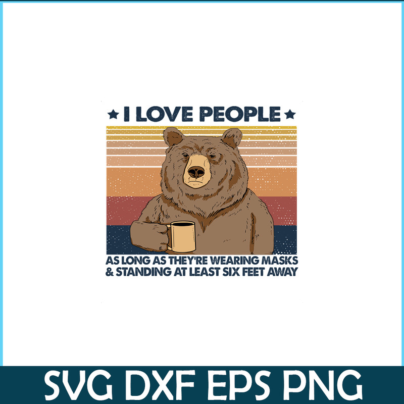 CAMP07112336-I love people PNG Bear And Camping PNG Camping Lover PNG.png