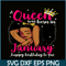 CPB28102302-Afro Diva PNG A Queen Was Born In January PNG Happy Birthday To Me PNG.png