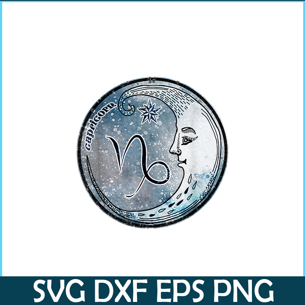 CPB28102323-Capricorn Moon PNG Sign Astrology PNG Zodiac Symbol PNG.png