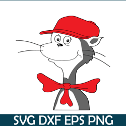 The Cat With New Hat SVG, Dr Seuss SVG, Cat In The Hat SVG DS205122374