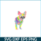 HL16102315-Colorful French Bulldog PNG, Frenchie Art PNG, Dog Lover PNG.png