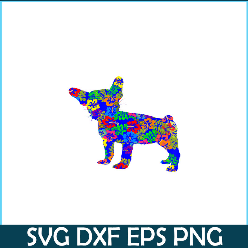 HL161023158-Hawaiian Frenchie BullDog PNG, Frenchie Bulldog PNG, French Dog Artwork PNG.png