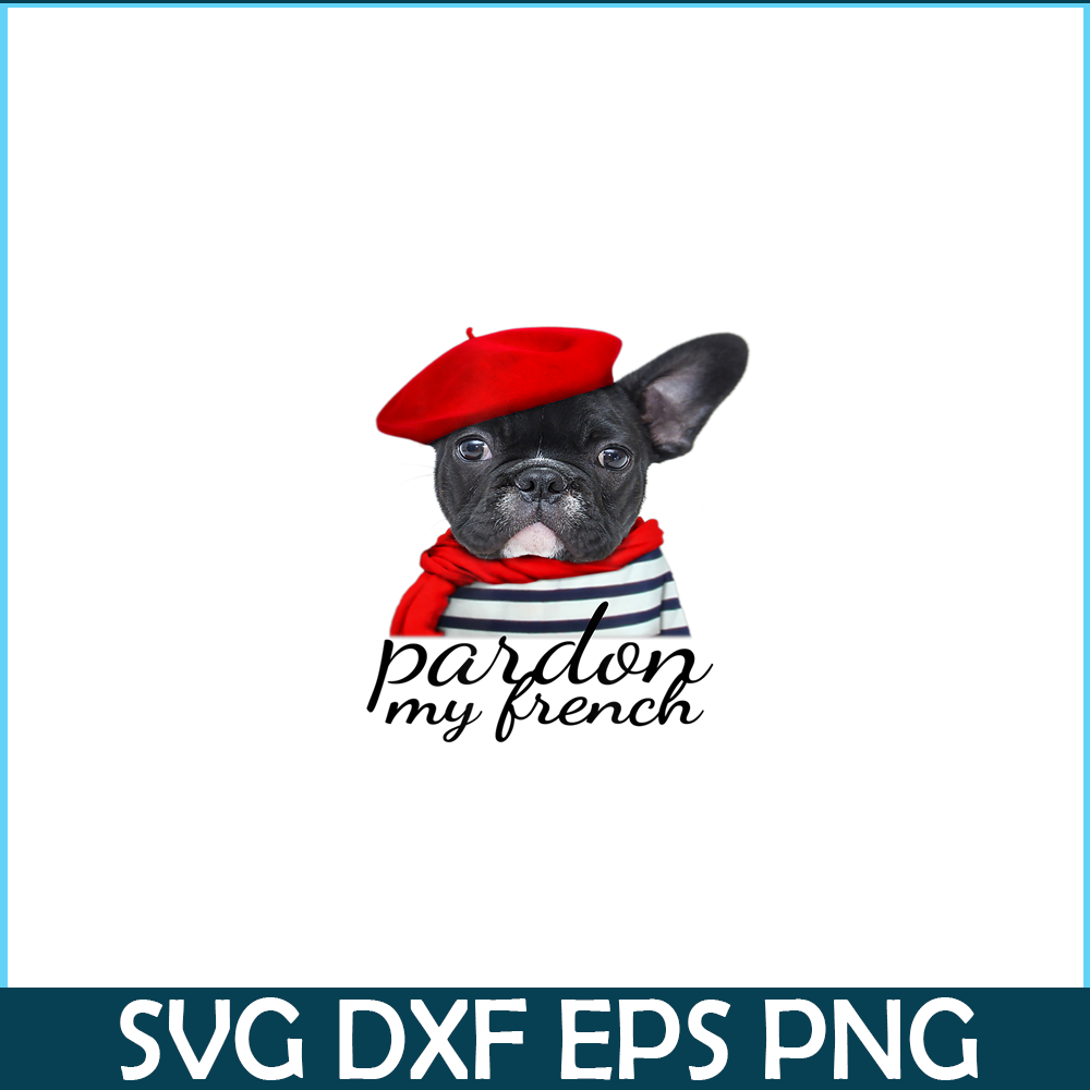 HL161023187-Pardon My French Bulldog PNG, Frenchie Bulldog PNG, French Dog Artwork PNG.png