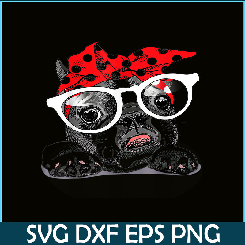 HL16102320-Cute Bulldog Colorful Headband PNG, French Bulldog PNG, Bulldog Mascot PNG.png