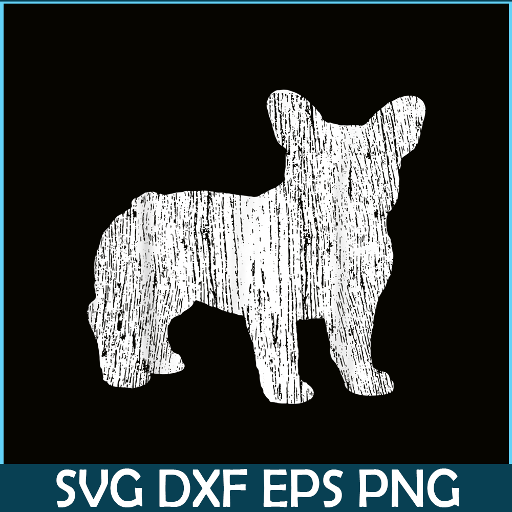 HL16102393-Vintage French Bulldog Silhouette PNG, Frenchie Dog Lover PNG, French Dog Artwork PNG.png