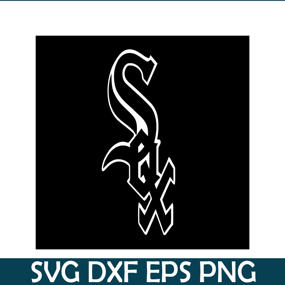 MLB01122311-White Sox The Black Flag SVG PNG DXF EPS AI, Major League Baseball SVG, MLB Lovers SVG MLB01122311.png
