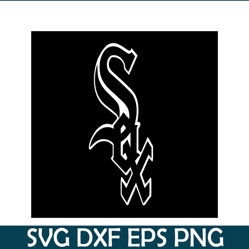 MLB01122311-White Sox The Black Flag SVG PNG DXF EPS AI, Major League Baseball SVG, MLB Lovers SVG MLB01122311.png