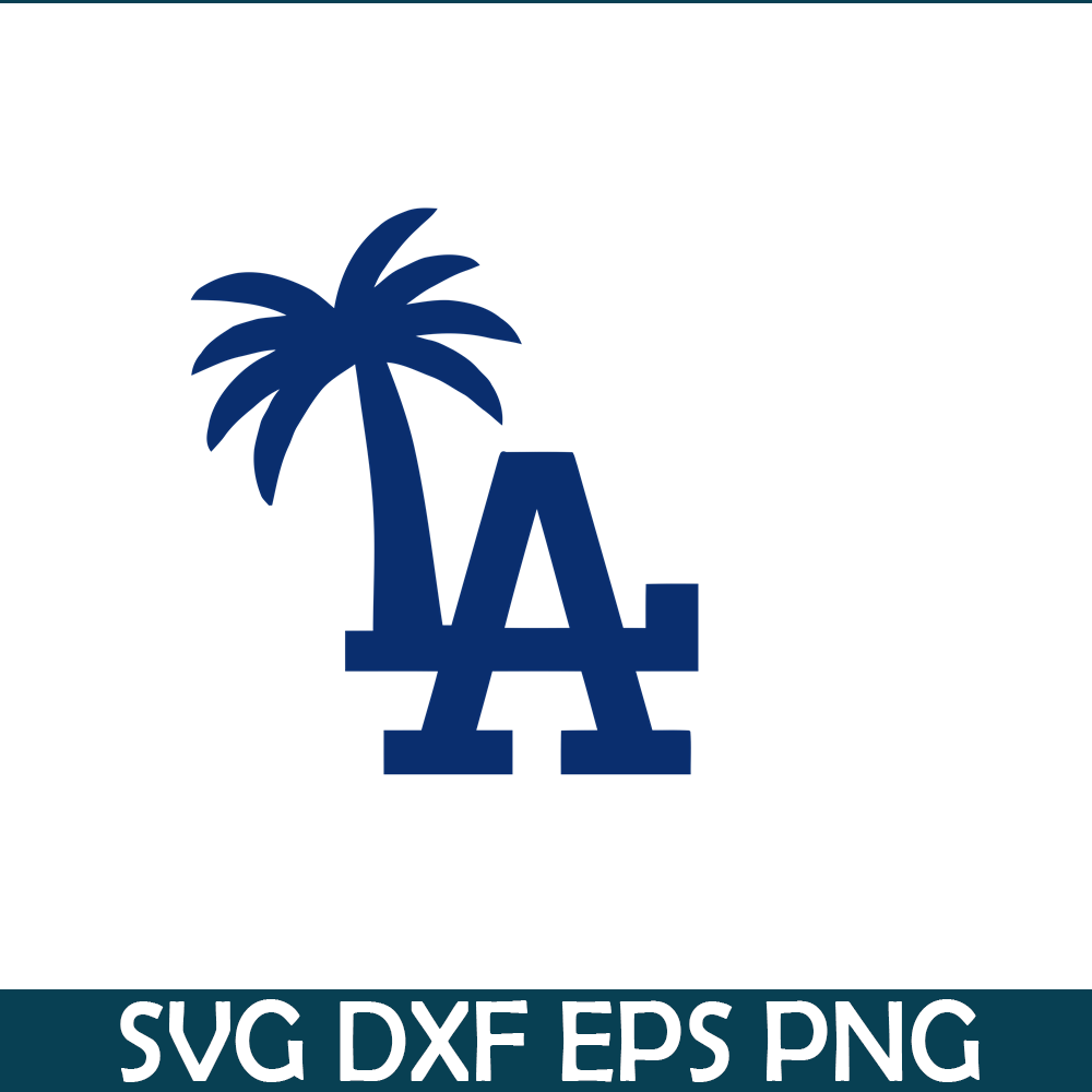 MLB011223119-LA Dodgers Coconut Tree SVG, Major League Baseball SVG, MLB Lovers SVG MLB011223119.png
