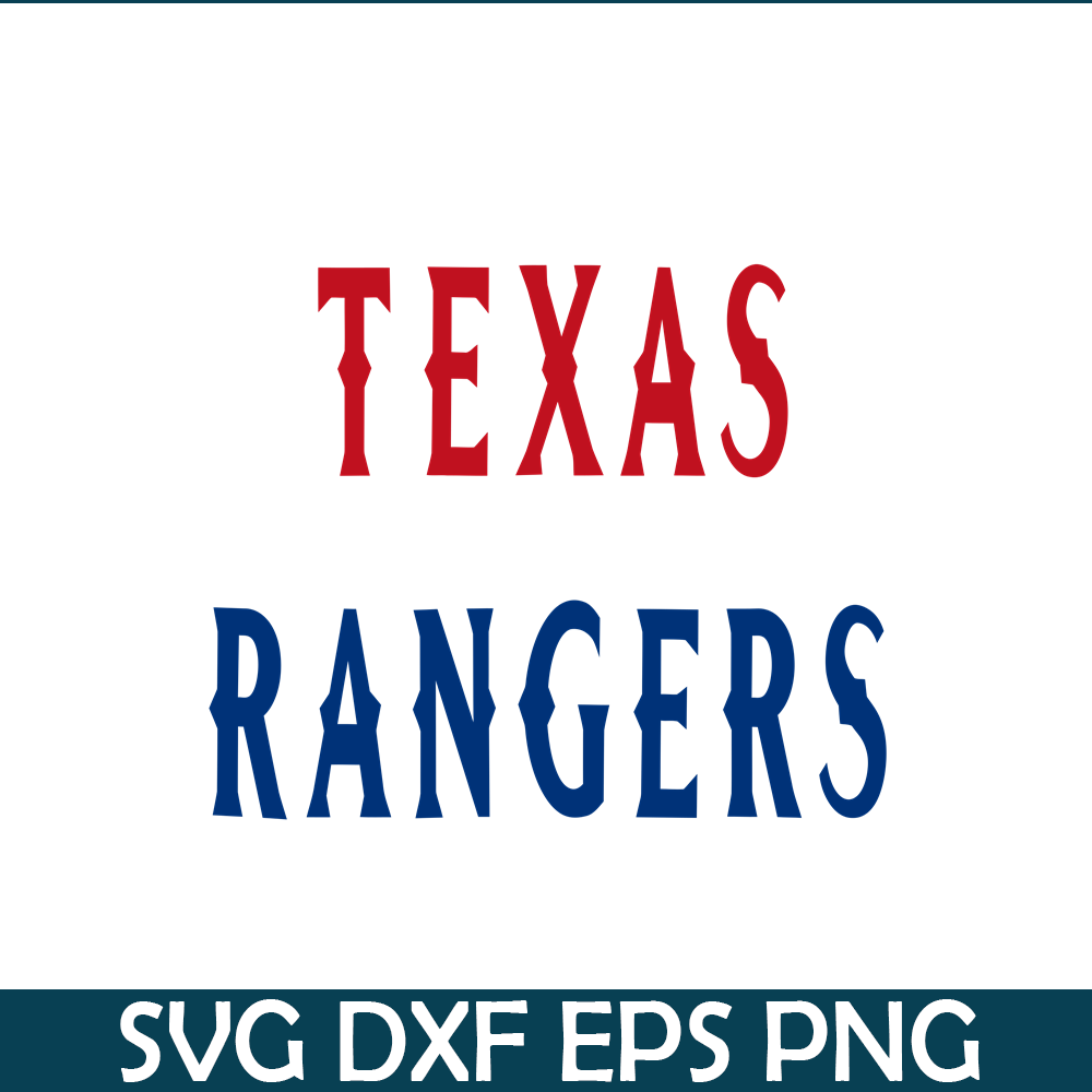 MLB2041223144-Texas Rangers Text SVG, Major League Baseball SVG, Baseball SVG MLB2041223144.png