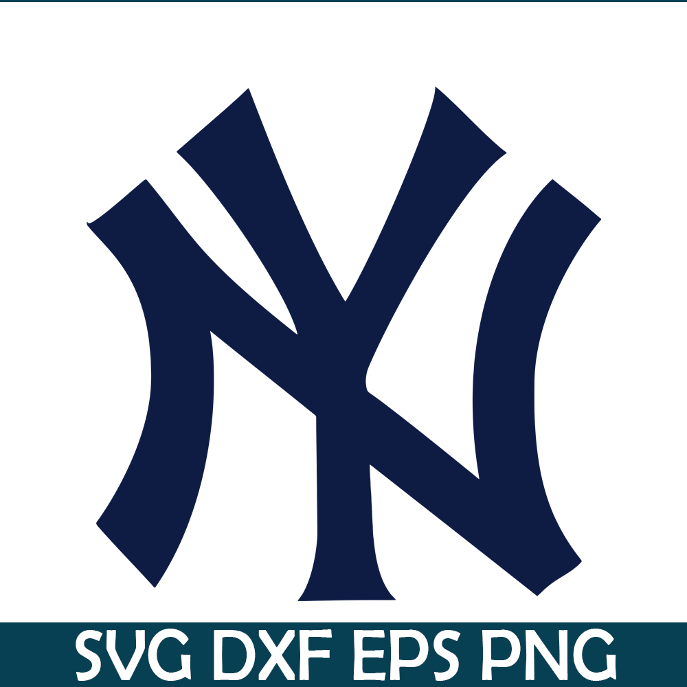 MLB204122325-NewYork Yankees Simple Logo SVG, Major League Baseball SVG, Baseball SVG MLB204122325.png
