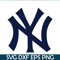 MLB204122325-NewYork Yankees Simple Logo SVG, Major League Baseball SVG, Baseball SVG MLB204122325.png