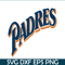 MLB204122379-San Diego Padres Blue And Orange Text SVG, Major League Baseball SVG, Baseball SVG MLB204122379.png