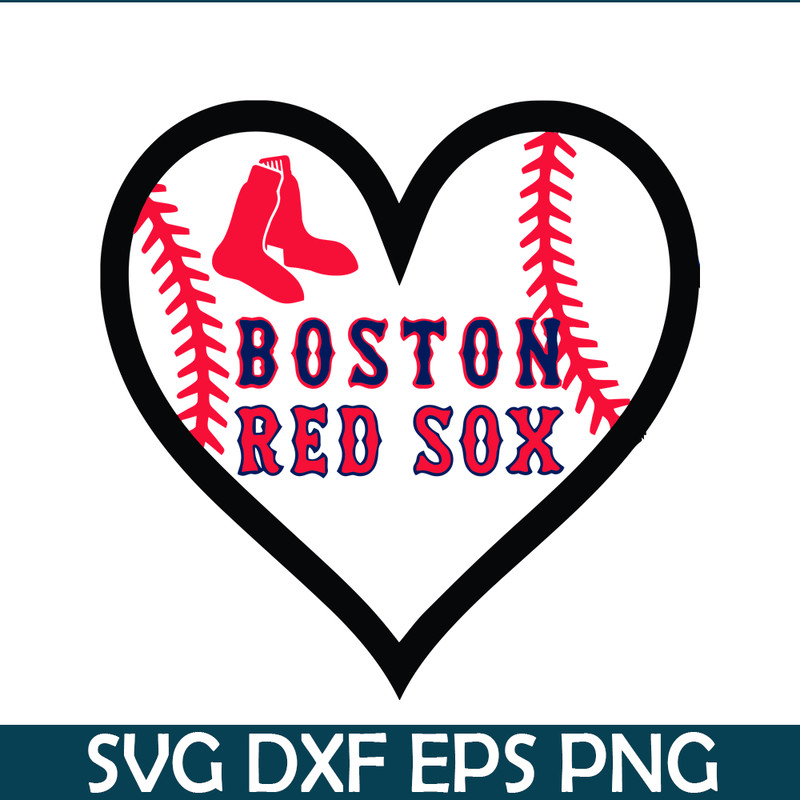 MLB30112354-Boston Red Sox The Black Heart SVG PNG DXF EPS AI, Major League Baseball SVG, MLB Lovers SVG MLB30112354.png