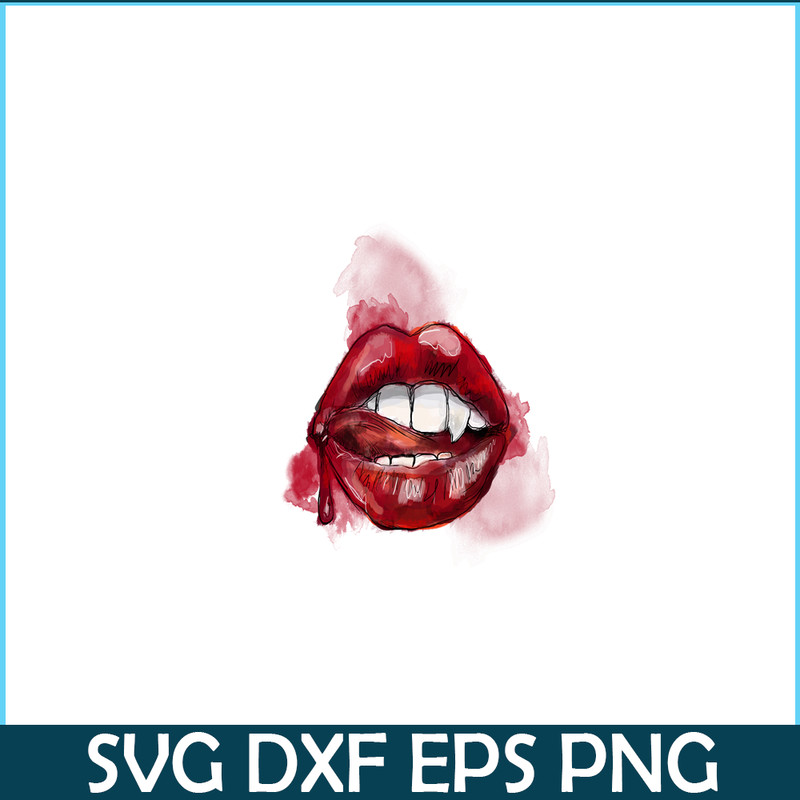 VLT21102397-Vampire Kiss Red PNG, Horror Valentine PNG, Valentine Holidays PNG.png