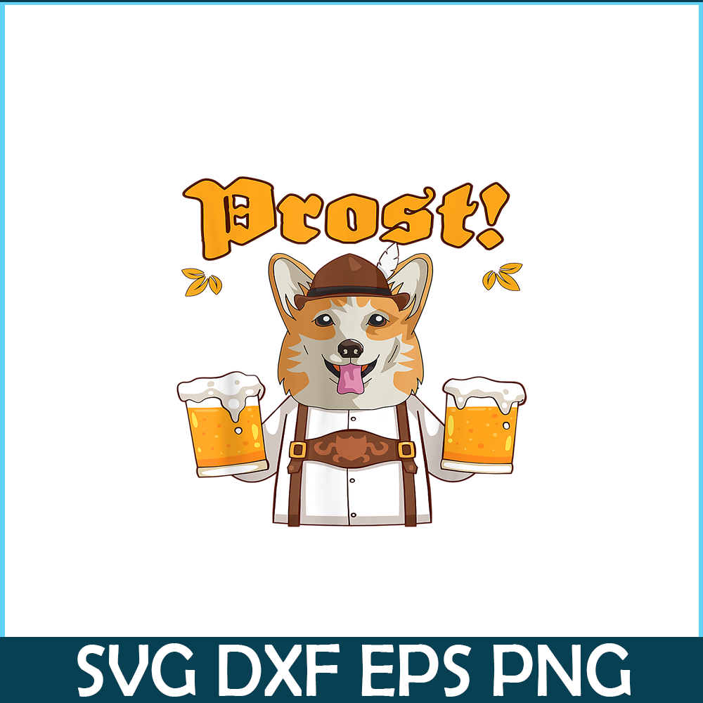 BEER28102365-Corgi And Beer PNG Drunk Corgi PNG Prost Corgi PNG.png