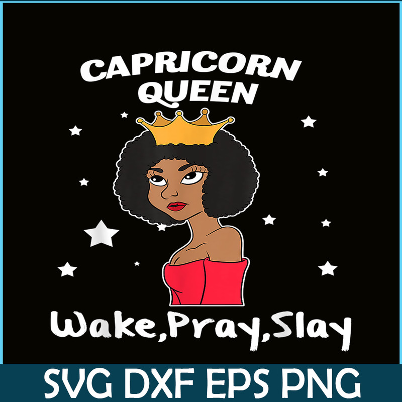 CPB28102311-Capricorn Black Queen Women PNG Zodiac Sign PNG Capricorn Character PNG.png
